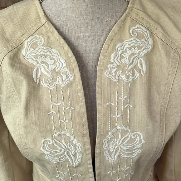 Embroidered Coastal Cowboy Western jacket- Ralph Lauren Aesthetic - Picture 2 of 9
